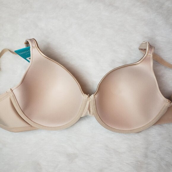 VANITY FAIR 75335 Damask Neutral Body Caress Full Coverage Convertible Bra 36DD - Picture 5 of 13